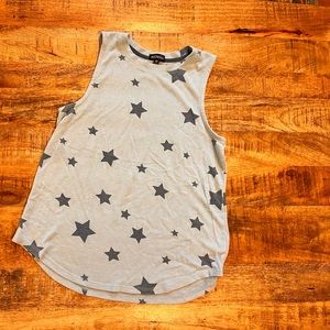 Insomniax Sleeveless Star Print Sleep/Lounge Top Size Medium